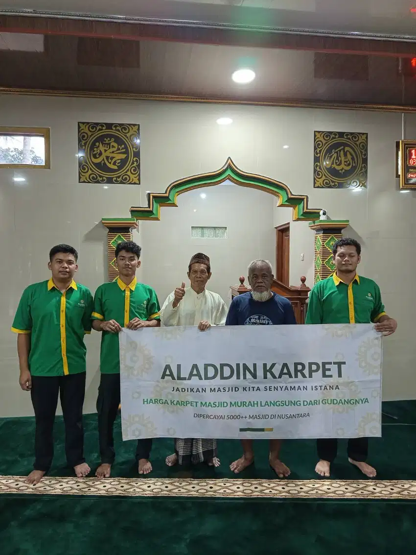 Siap Karpet Masjid Model Platinum Gratis Bonus