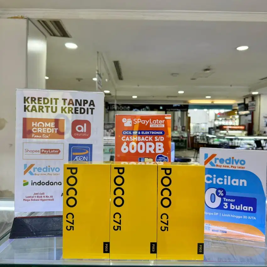 Poco C75 Ram 6/128 Gb Garansi Resmi Free Softcase dan Antigores
