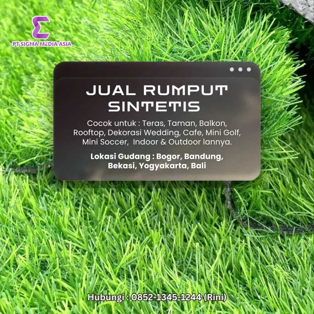 Jual Rumput Sintetis Anti Bau dan Anti UV