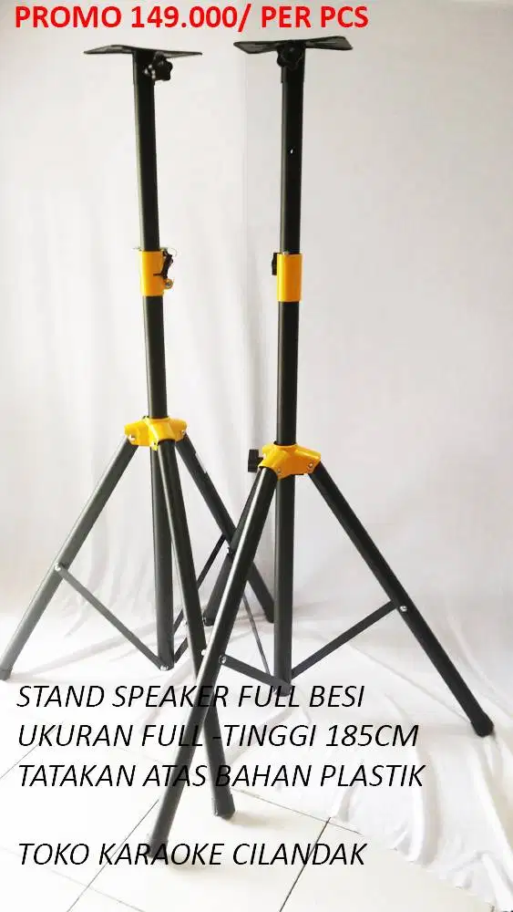STAND SPEAKER FULL BESI UKURAN FULL -TINGGI 185CM