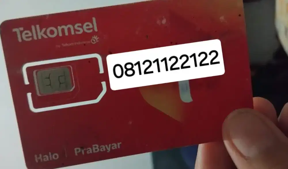 Kartu Halo nomor cantik