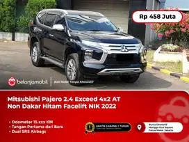 [ LOW KM 15RB ] Mitsubishi Pajero 2.4 Exceed 4x2 AT Hitam 2022/2023