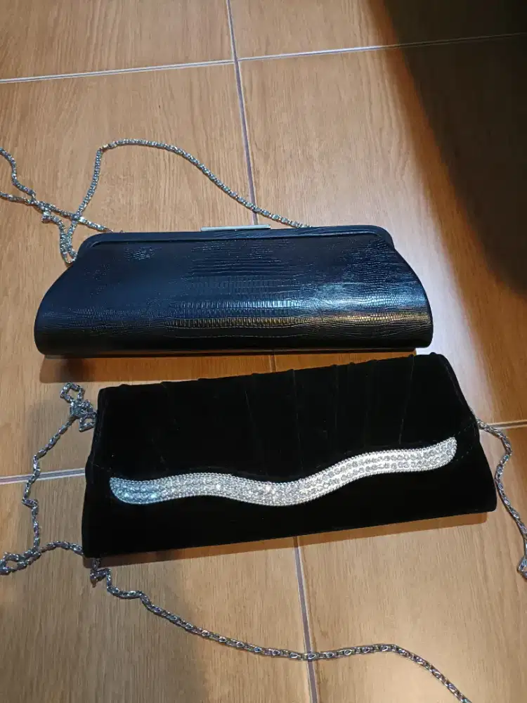 Tas pesta hitam 2pcs