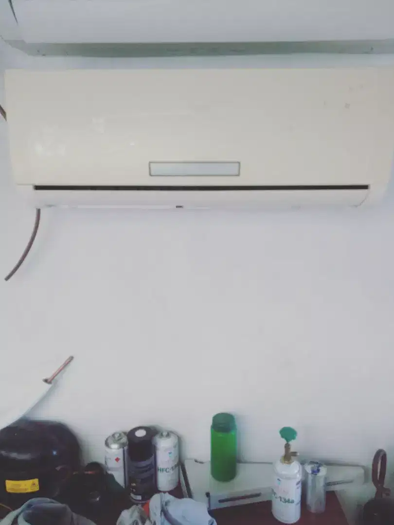 Ac midea 1 pk masih ori normal