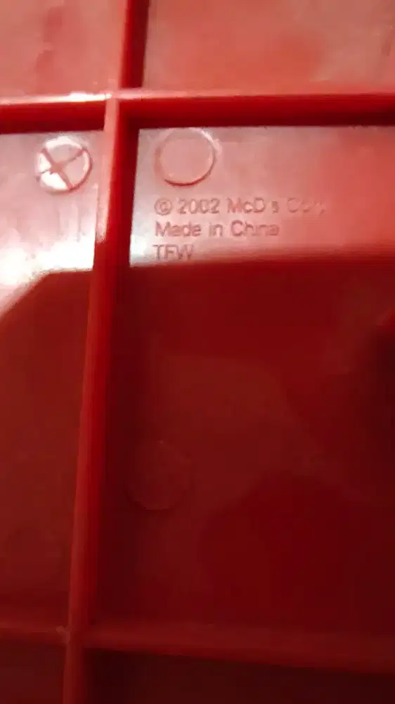 Mainan mcdonald original vintage 2002