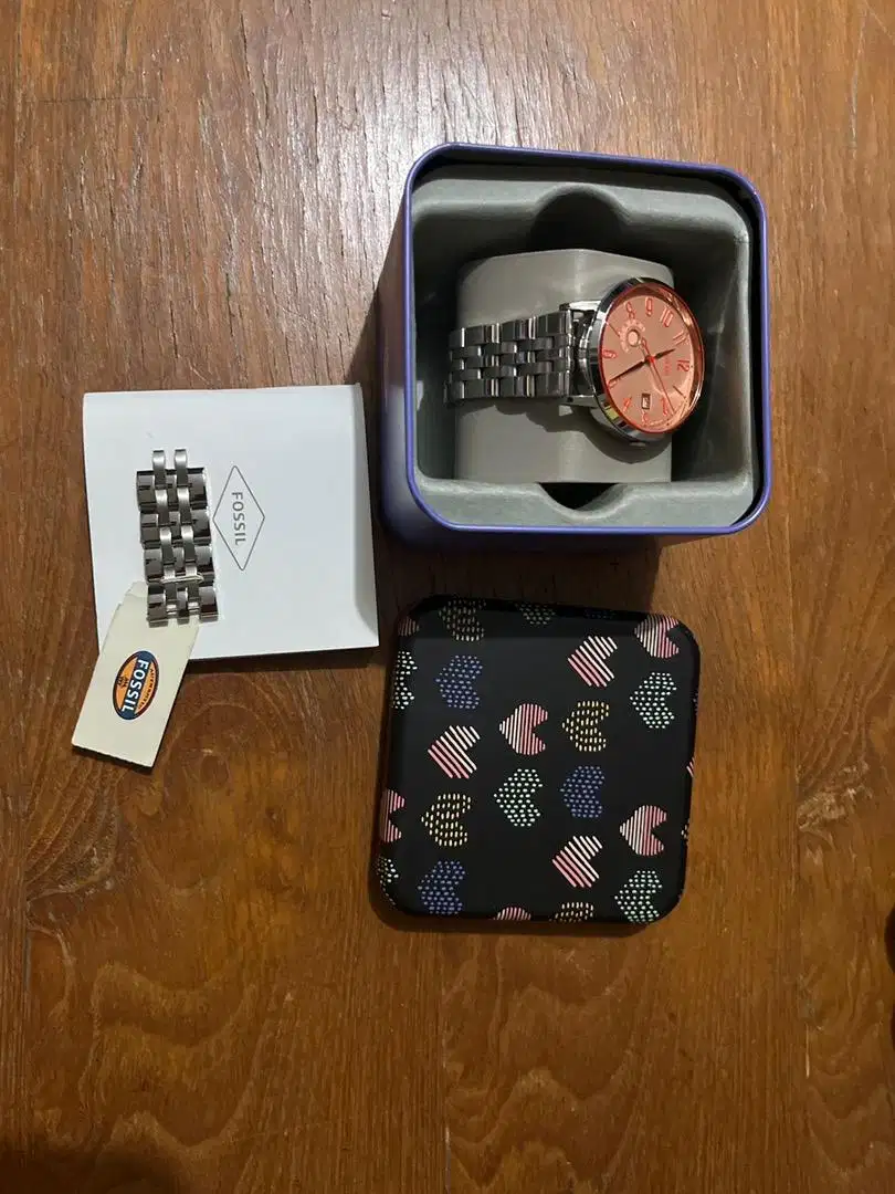 Jam Tangan Fossil Vintage Muse Three-Hand Date Stainless Steel Watch