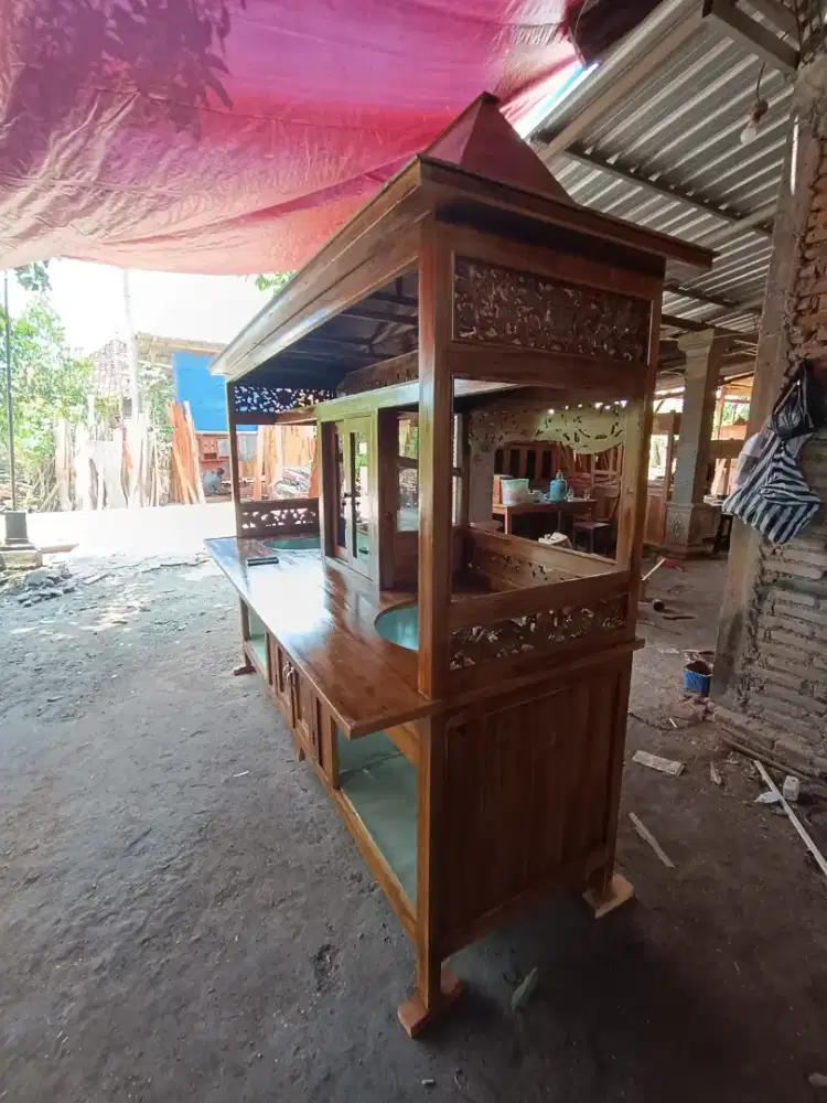 Gerobak mie ayam bakso joglo ukir