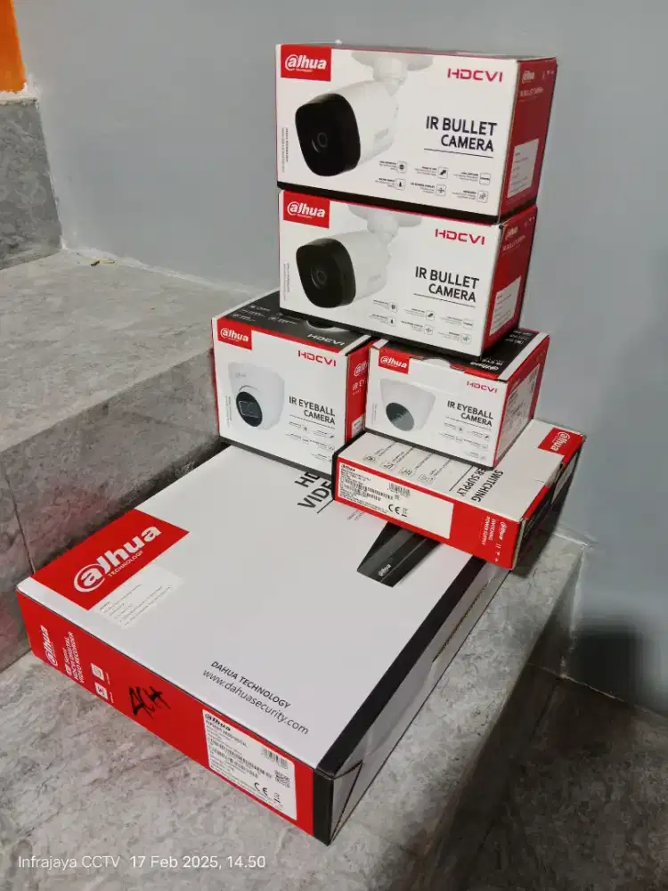 Paket 4 cctv dahua harga oke garansi resmi produk asli