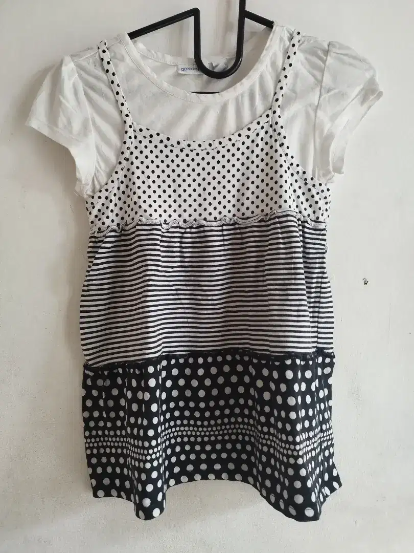 Dress overall (OL) anak usia 5-6 tahun