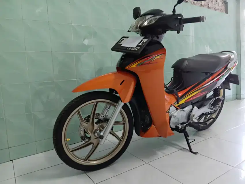 Karisma 125 hitam orange rare
