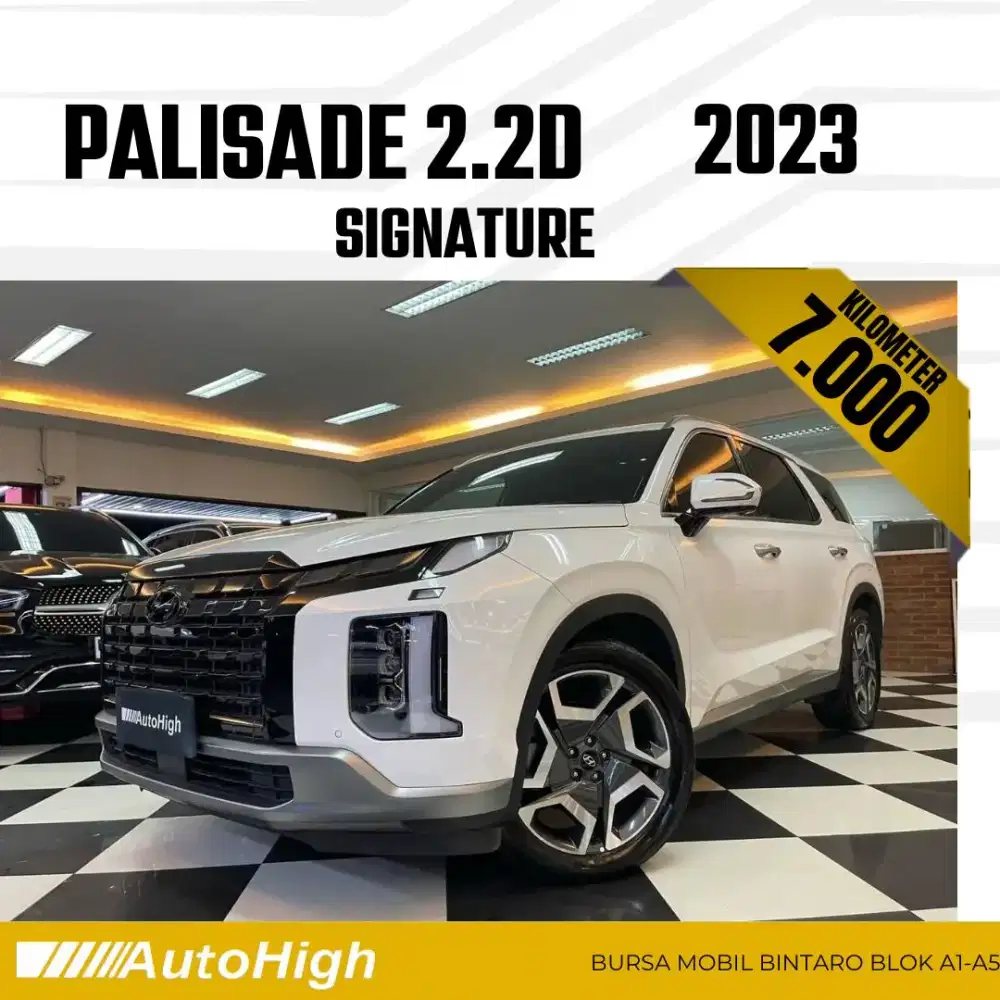 DP10% [Km7.000] Palisade Signature 2023 White Reg 2022 #AUTOHIGH