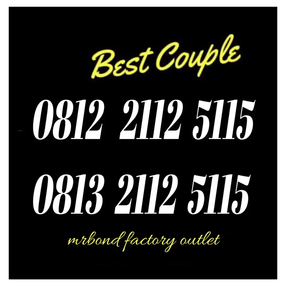 Best couple nomor cantik simPATI 4g super rapi  limited series