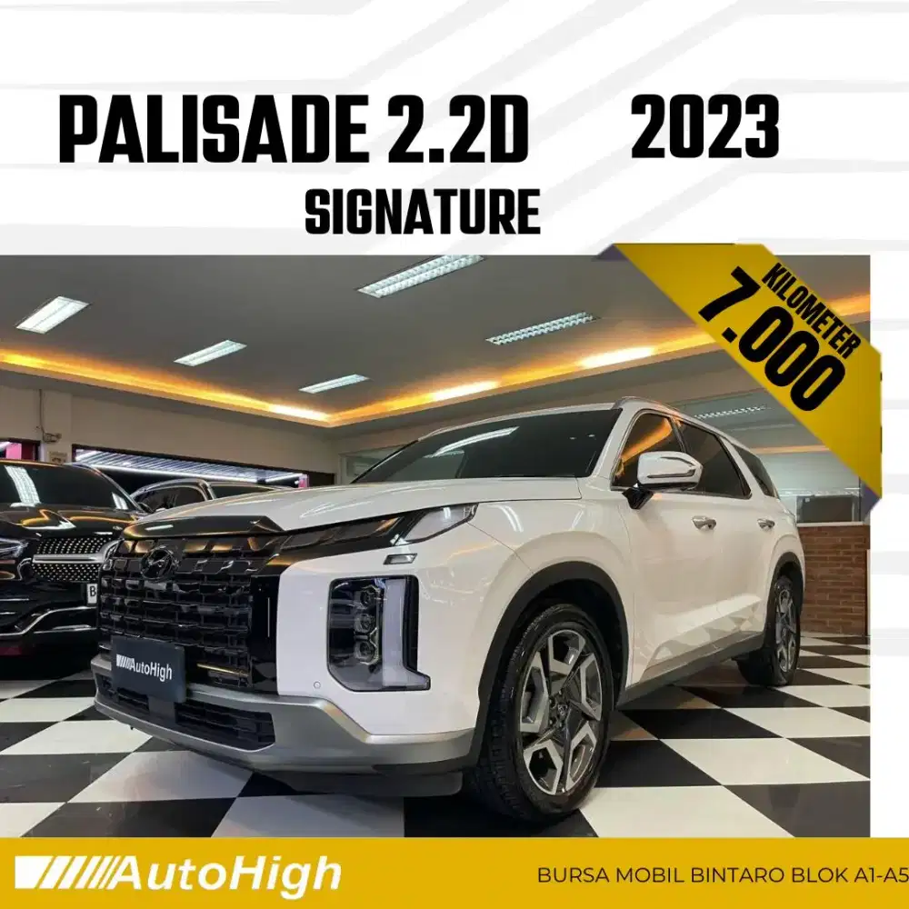 DP10% [Km7.000] Palisade Signature 2023 White Reg 2025 #AUTOHIGH