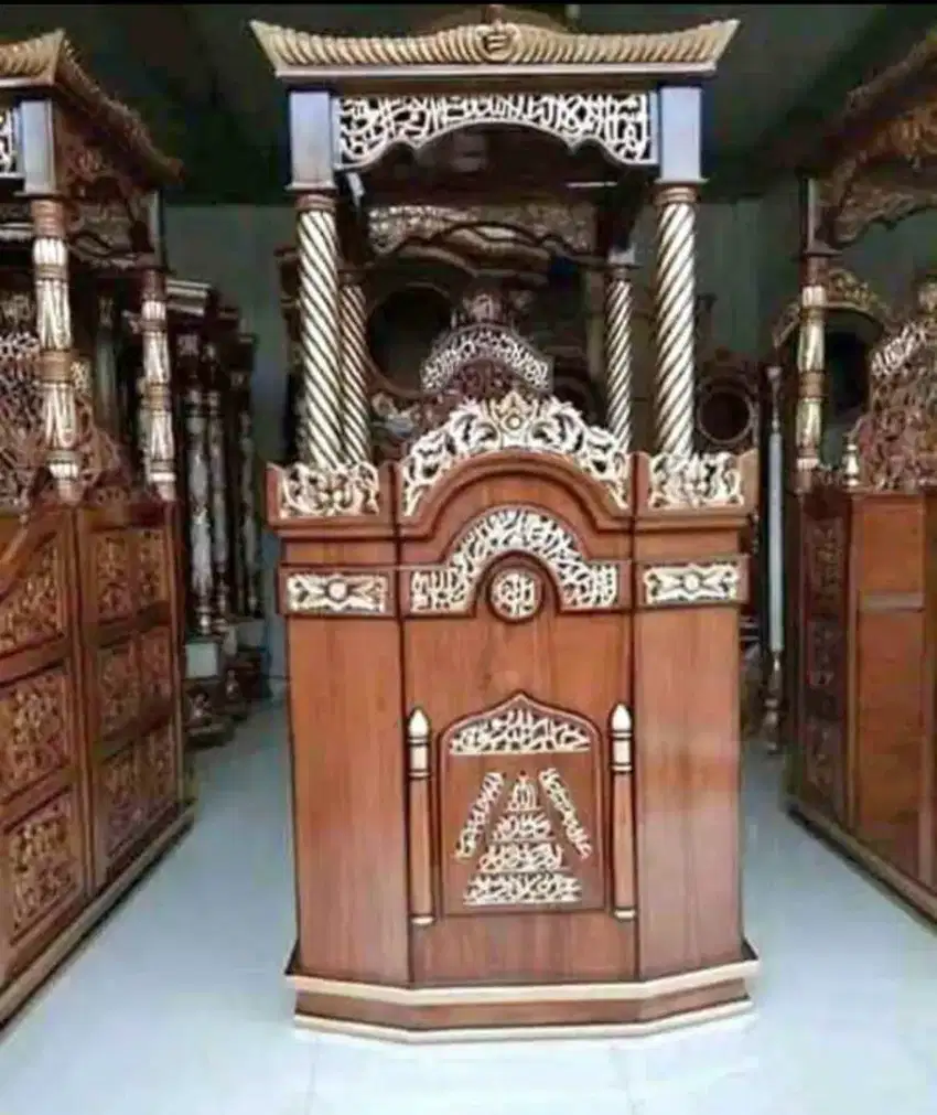 mimbar masjid Jati Jepara