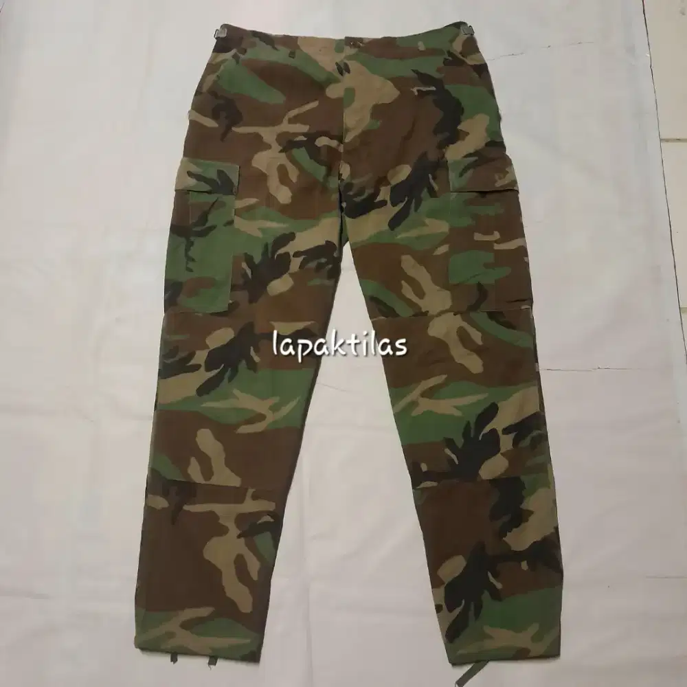 Trouser Woodland Issue Us Army Celana Cargo Original Second M
