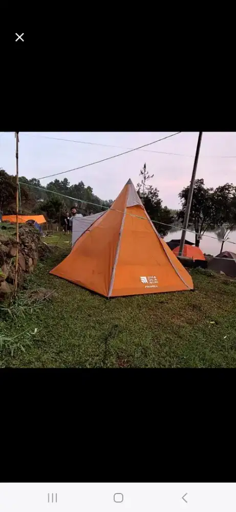 Tenda camping Dhaulagiri Pyramid 6 Kapasitas 6 Orang