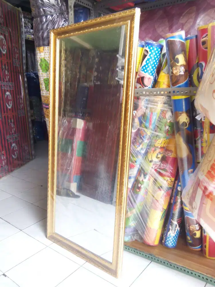 Kaca Cermin Rias Muka Full Badan Body Tempel Gantung Dinding Tembok #B