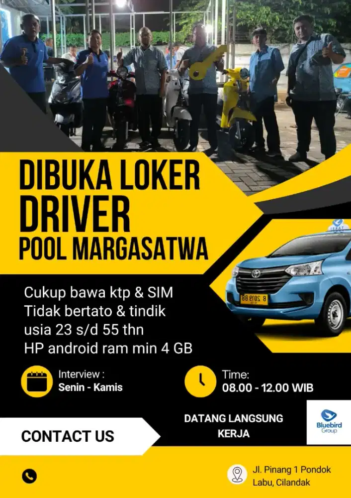 Dicari Driver profesional