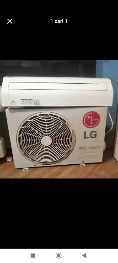 Ac bekas LG dual inverter  r32 1/2pk+pasang Garansi