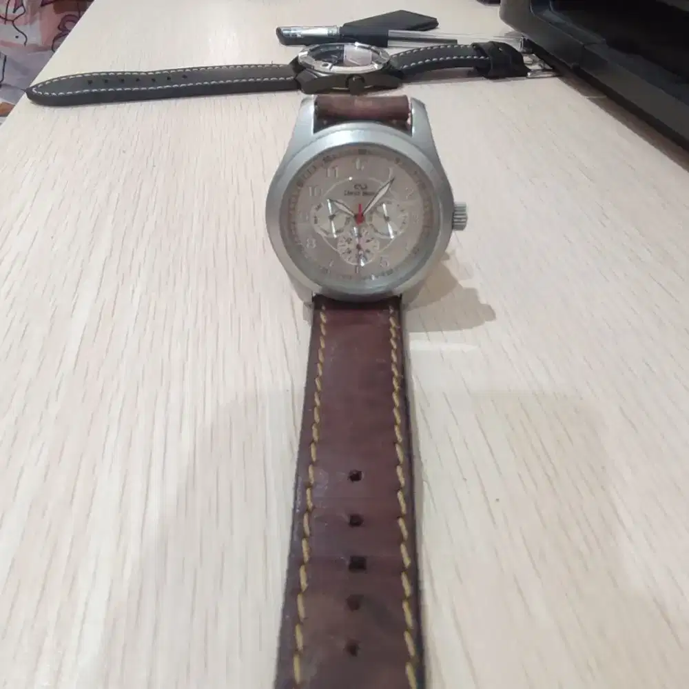 Jam tangan Christ Verra 02 original Tali kulit asli