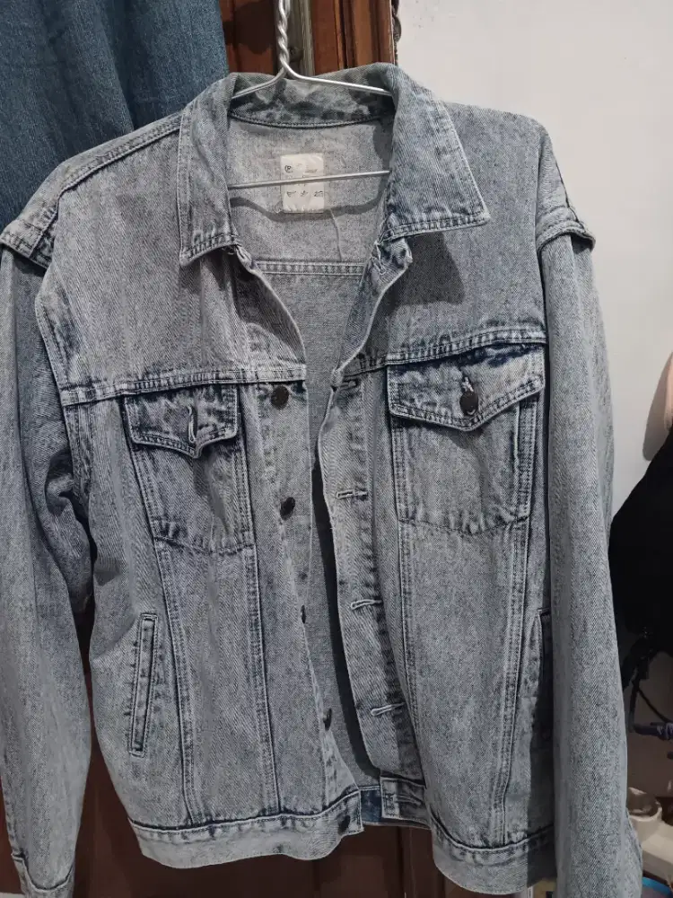 Jaket Jeans Jadul Two in One Bahan Tebal Original Raphael