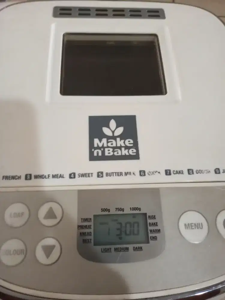 Mesin pembuat roti make n bake (nego)