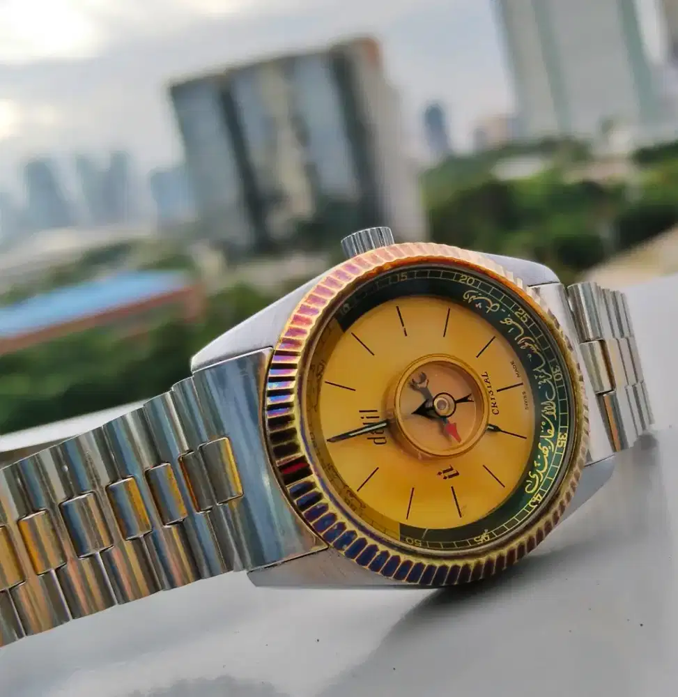 Jam dalil manual wind swiss vintage jam tank antik lawas