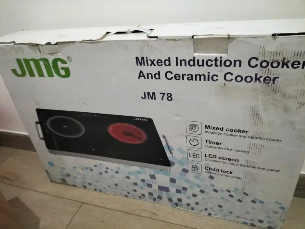 Kompor listrik Mixed Induction Cooker And Ceramic Cooker JM 78