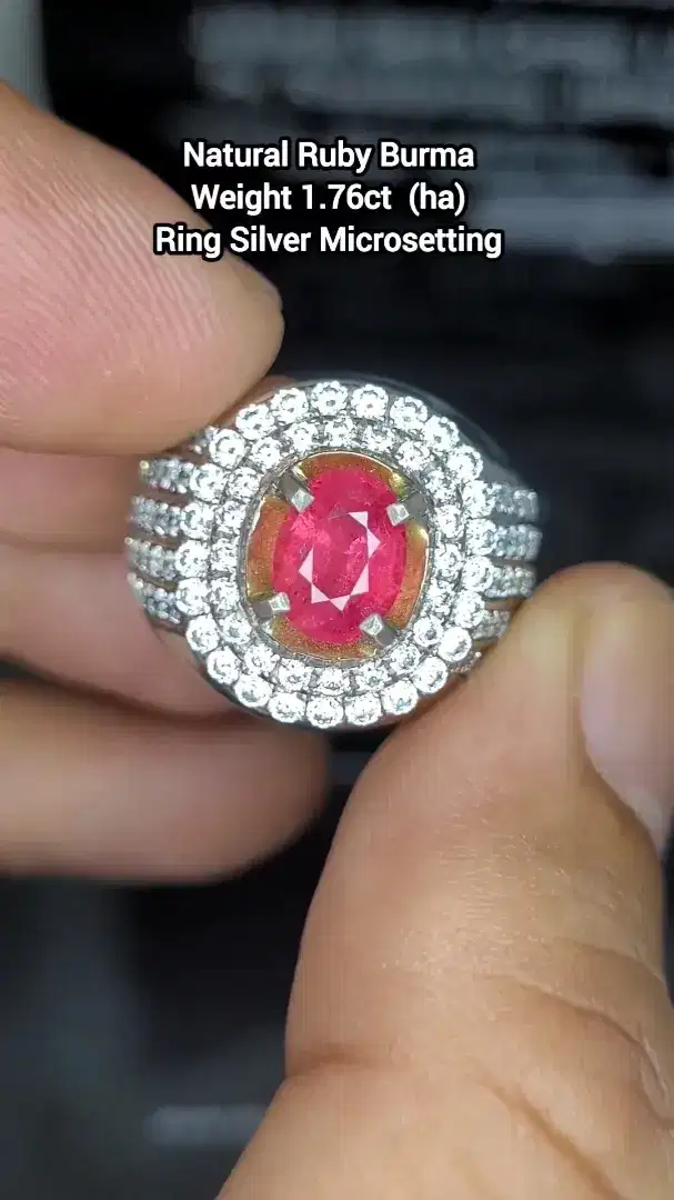 Cincin Permata Ruby Burma