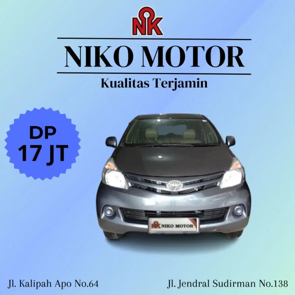 (ANTIK KM 50RB) AVANZA NEW 1.3 E 2012 MT : 2011|2013