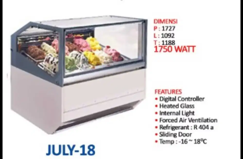 Mesin Display 18 Bin - Gea July 18 - nego
