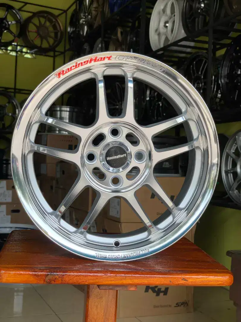 VELG RACINGHART R15×6,5 H4×100 BRIO,JAZZ,AGYA,YARIS,SIGRA,AYLA,FREED