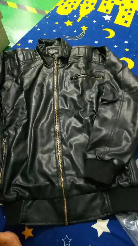 Jaket kulit domba asli garut