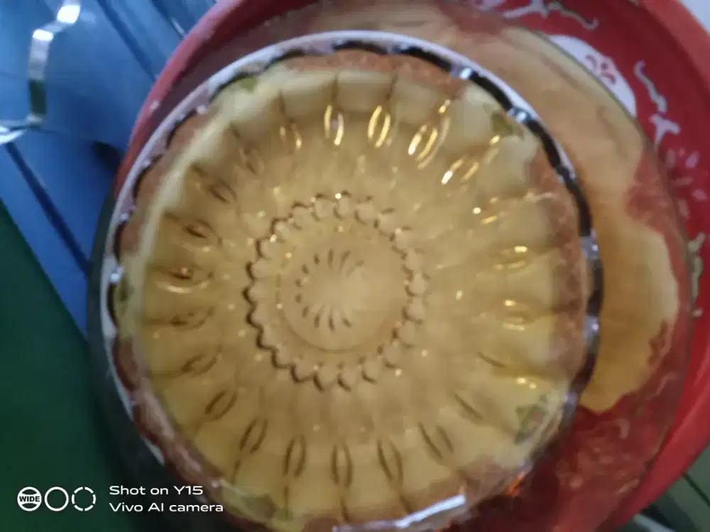 Dijual piring lodor motif bunga