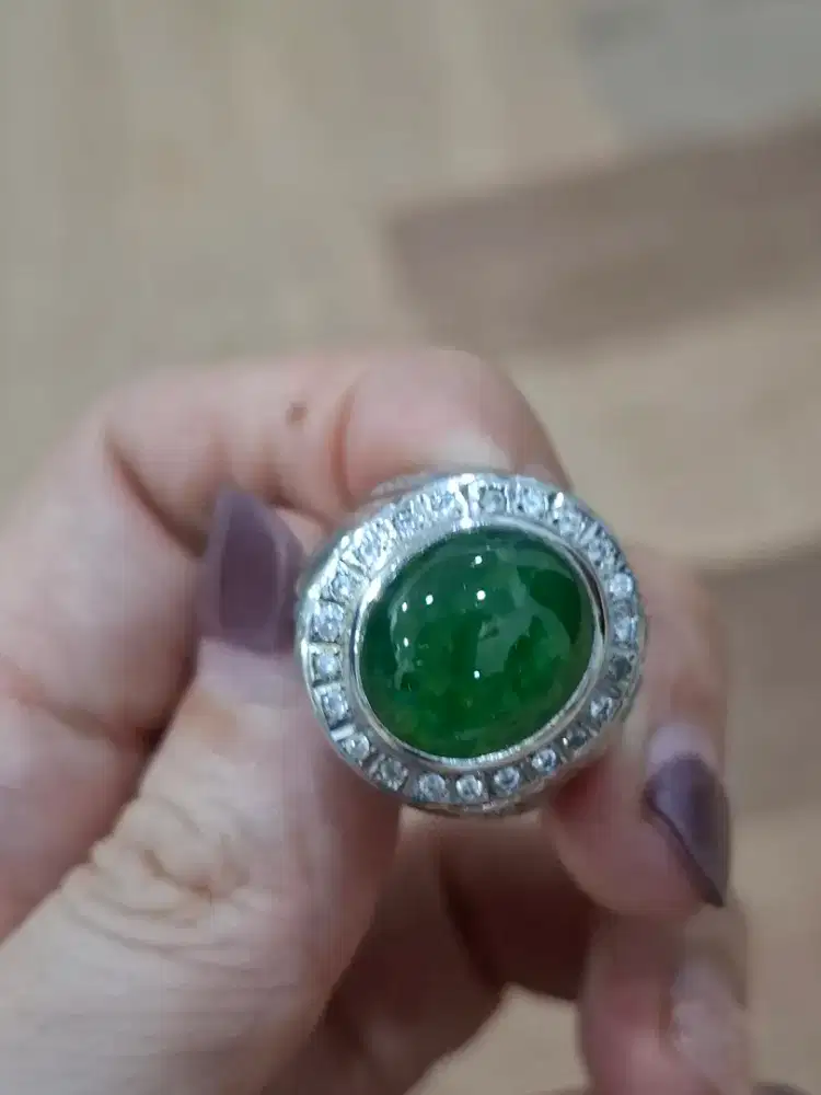Cincin batu sungai dareh hijau
