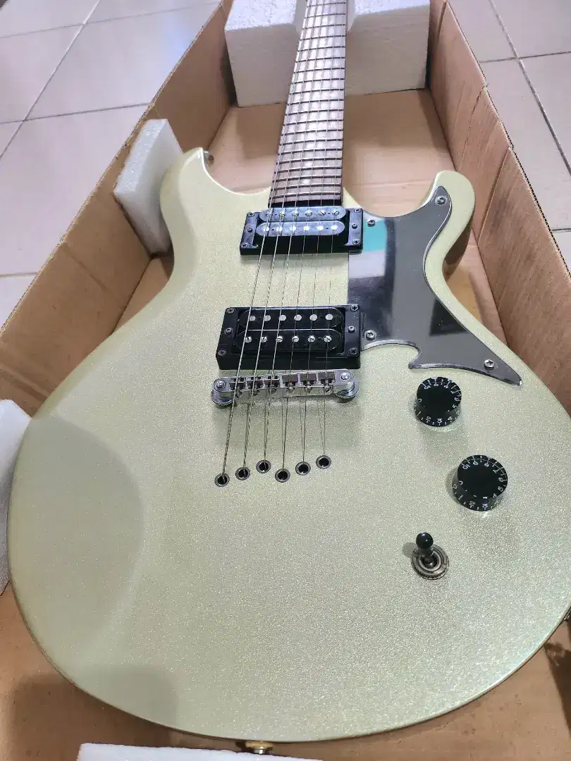 gitar listrik cort z series olive metaliic