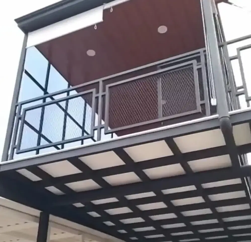 Mezanine outdoor buat santay