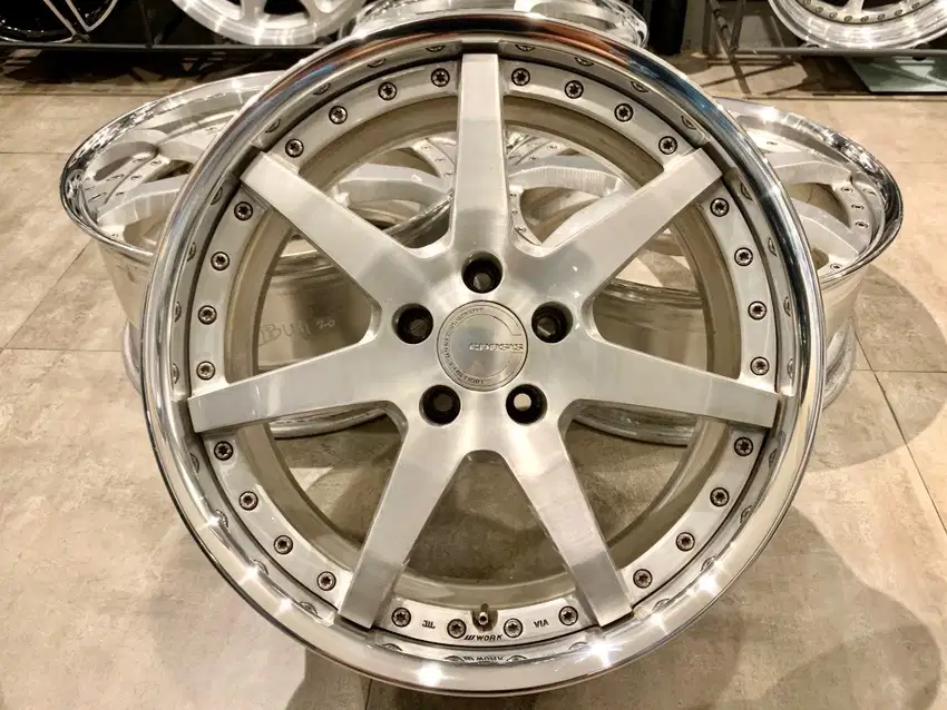 Velg Work Gnosis GS3 Original, R-19, Lebar 8 - 9.5, PCD 5 x 112
