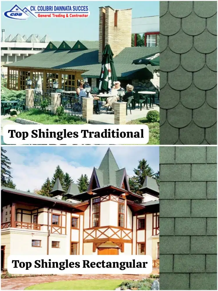 Atap Bitumen TEGOLA TOP SHINGLES TRADISIONAL