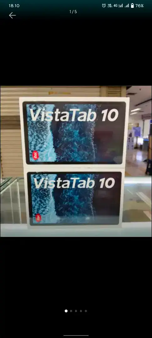 Item vistatab 10 ram 4gb+8gb/128gb baru