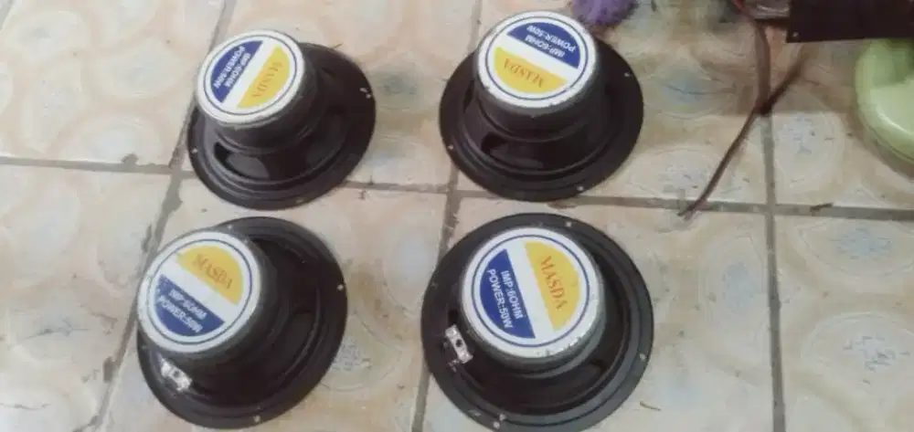 Slhkn plh slh 1 psg dr speaker pasif berkualitas uk 6 kond spt baru