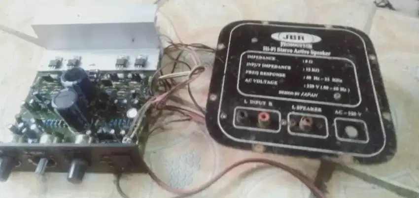 Ex copotan speaker aktip berkuakitas kabel2 di gigit tikus yg phm sj