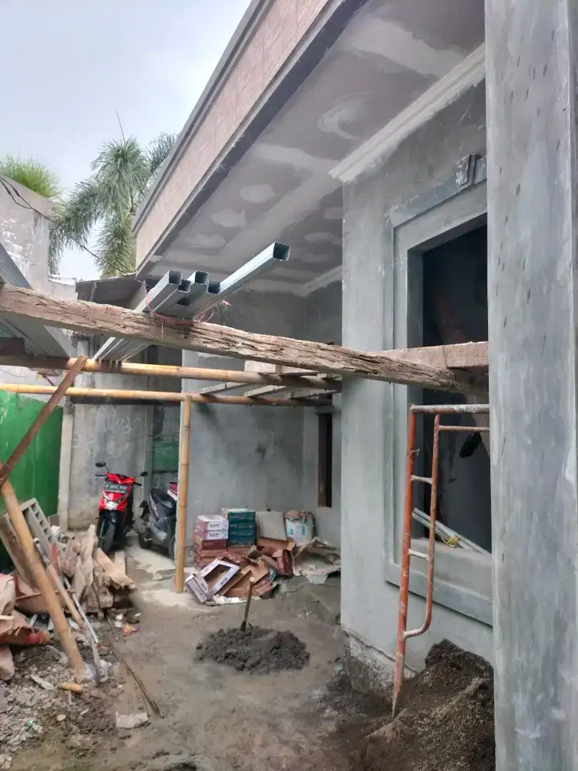 Dijual rumah baru tahap finishing surat SHM dibintara 12 dkt St Cakung