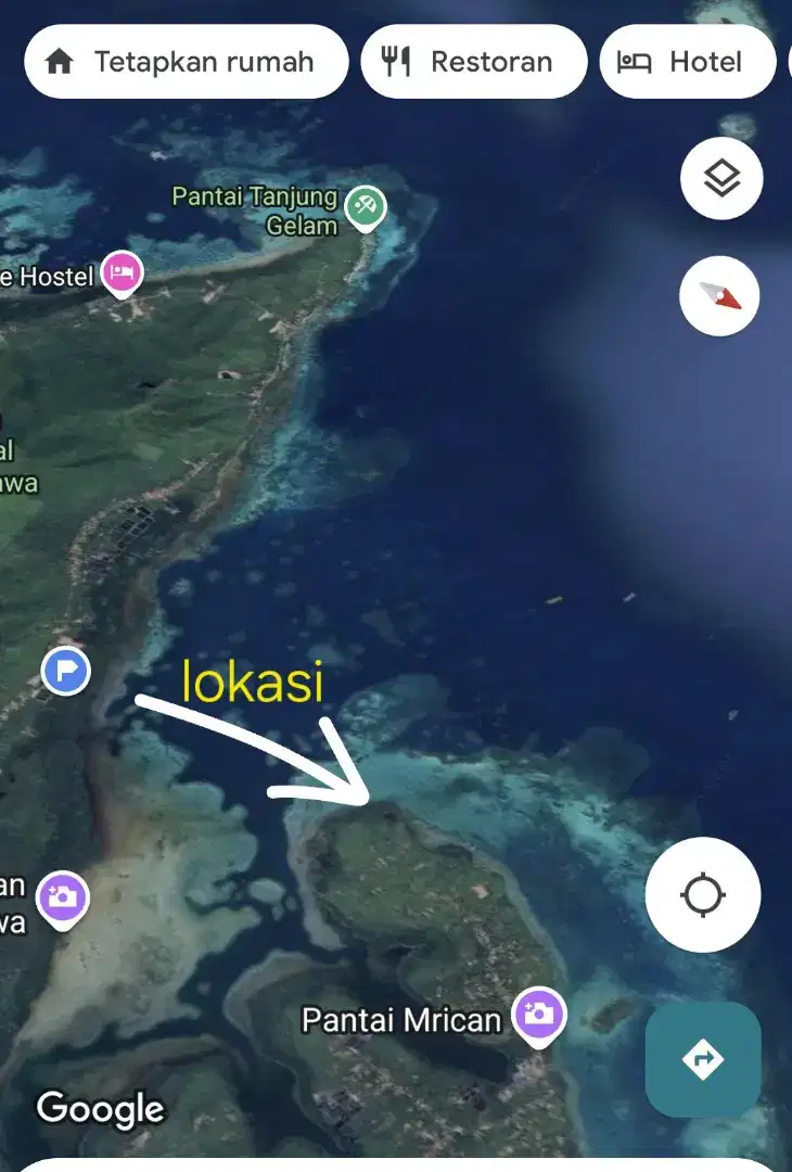 Jual Tanah view sunset, strategis untuk villa karimunjawa
