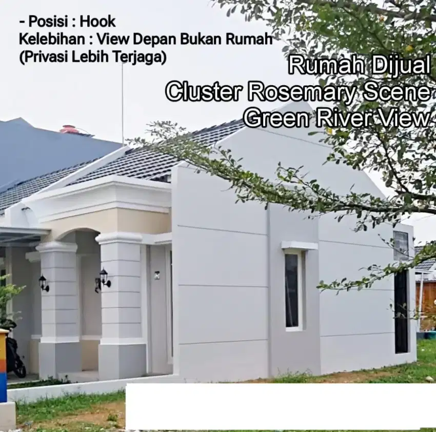 Dijual Rumah Cluster Rosemary Tanjung Bunga Makassar Unit Special Hook