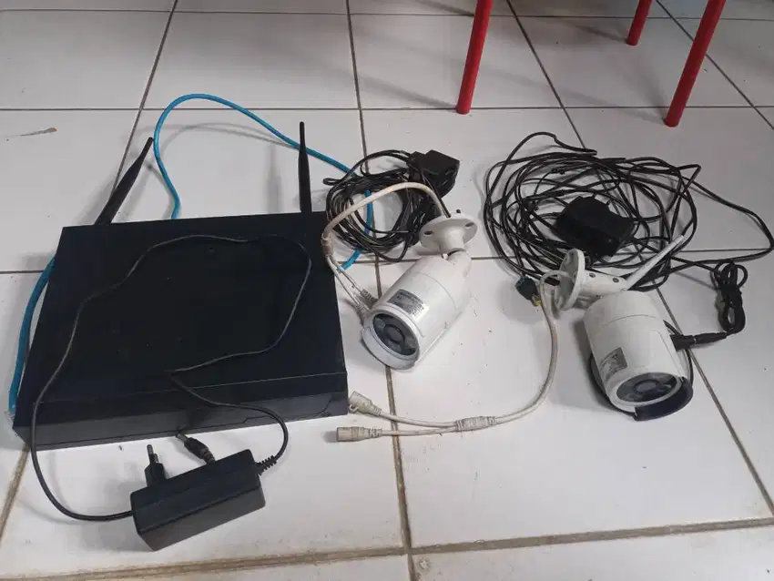 CCTV 2 kamera dengan NVR