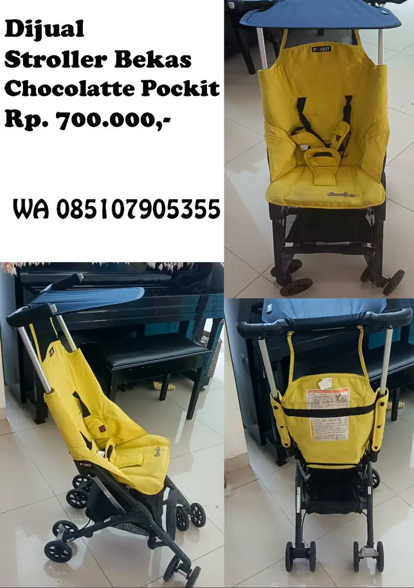 Jual Stroller Pockit Cocolatte Cabin Size