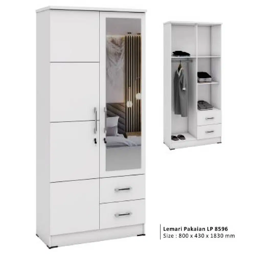 Lemari Pakaian 2 Pintu