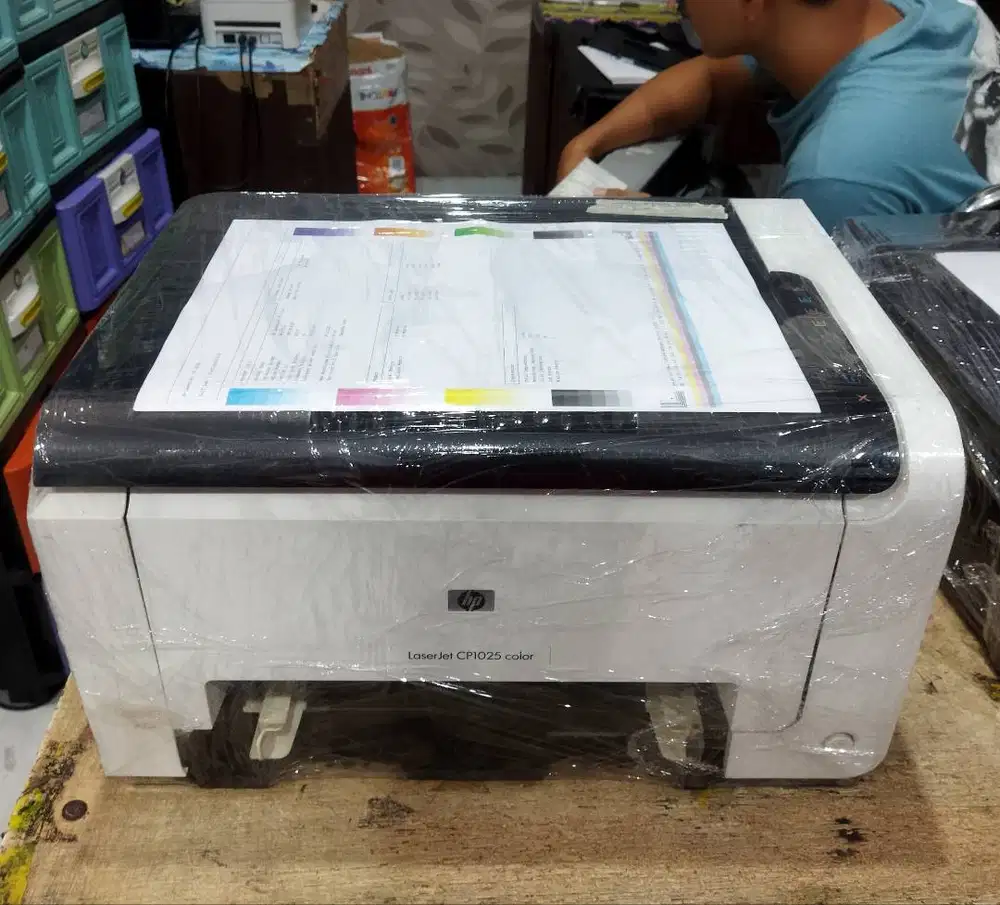 Printer hp cp1025 color Hasil bagus tajam,