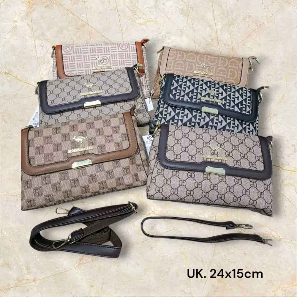 TAS WANITA IMPOR FASHION DOUBLE TALI